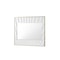 James Martin Vanities Soleil 36in Mirror, Matte White with Gold 710-M36-MWG - alternate 5